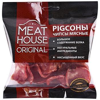 Чипсы мясные Meat House Original PIGСОНЫ 50 гр., флоу-пак