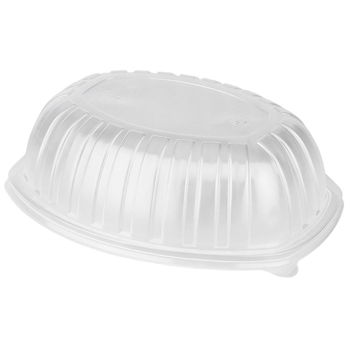 Крышка к контейнеру ПолиЭр купольный овал 258х202х72 мм 60 шт/упак Россия прозрачная., ПП., пакет