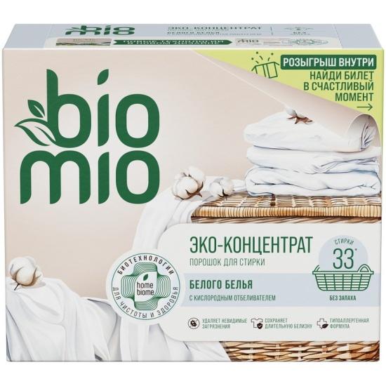 Стиральный порошок Bio Mio BIO-LAUNDRY POWDER Whites для белого белья 1 кг., картон