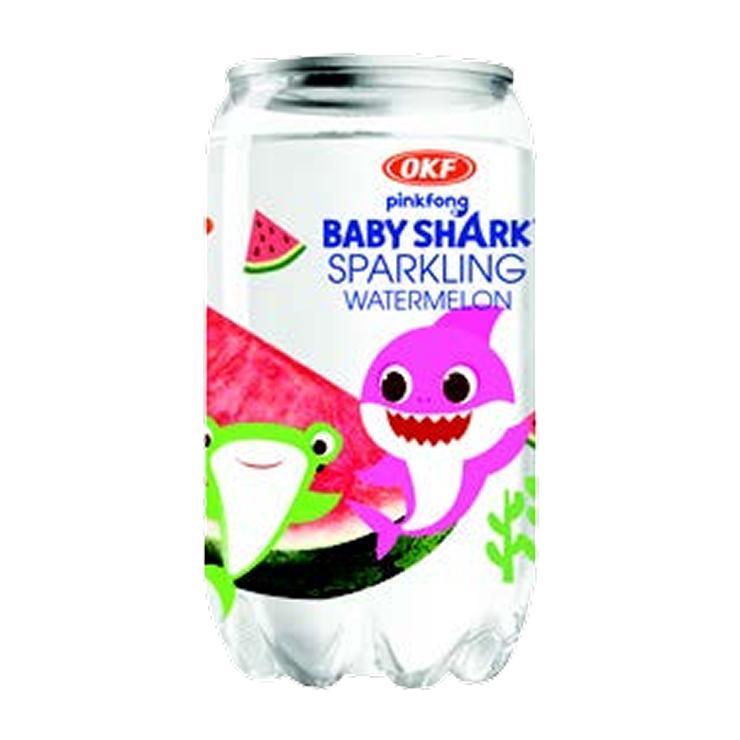 Напиток газированный OKF BABYSHARK Sparkling Watermelon 350 мл., ПЭТ
