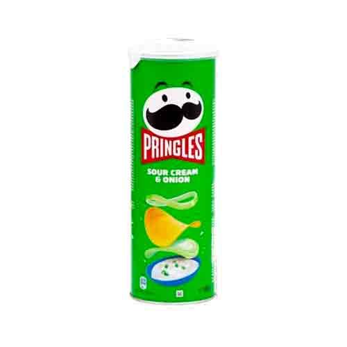 Чипсы Pringles Sour Cream Onion 185 гр., туба