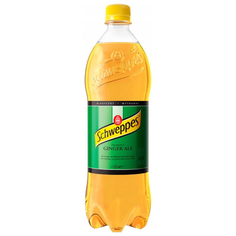 Напиток газированный Schweppes Ginger Ale 900 мл., ПЭТ