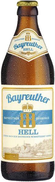 Пиво Bayreuther Hell светлое 4.9% 500 мл., стекло