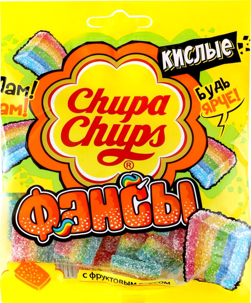 Мармелад Chupa Chups Фансы жевательный 70 гр., флоу-пак