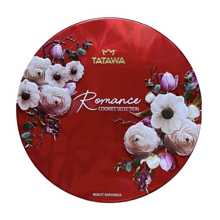 Печенье сдобное Tatawa Romance Романс шоколадная крошка ананас 600 гр., ж/б