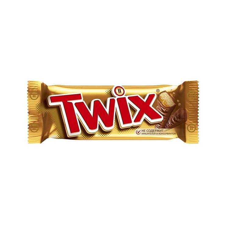 Батончик Twix шоколадный 55 гр., флоу-пак