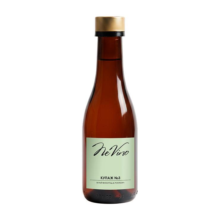 Вино NeVino безалкогольное купаж №3 белый виноград ромашка 200 мл., стекло