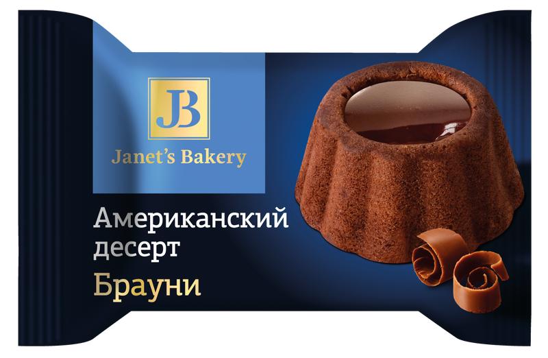 Пирожное Американский десерт Брауни, Janet's Bakery, 500 гр., флоу-пак