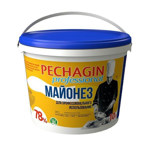 Майонез Pechagin Professional 78% 9,4 кг., ПЭТ