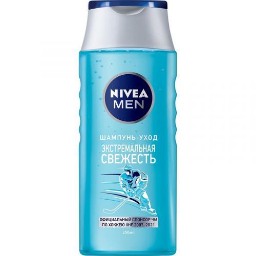 Шампунь Nivea Men Экстремальная свежесть, 250 мл., Пластиковая упаковка