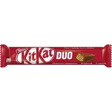 Батончик KitKat DUO,58 гр., флоу-пак