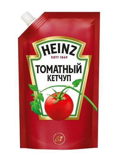 Кетчуп Heinz Томатный, 230 гр., дой-пак