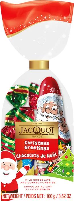 Набор шоколадных фигурок Jacquot Новый Год 100 гр., пакет