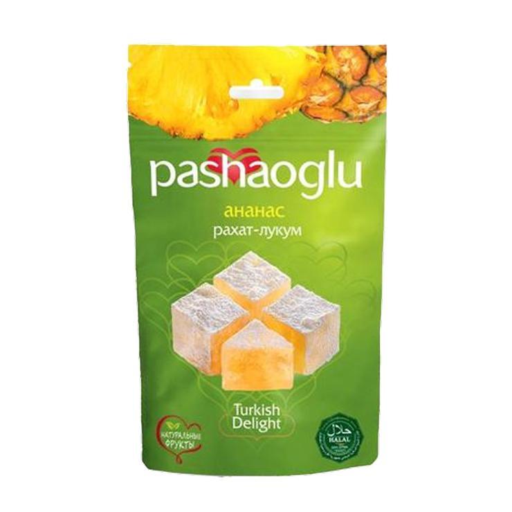 Рахат-лукум Pashaoglu с ананасом 150 гр., дой-пак