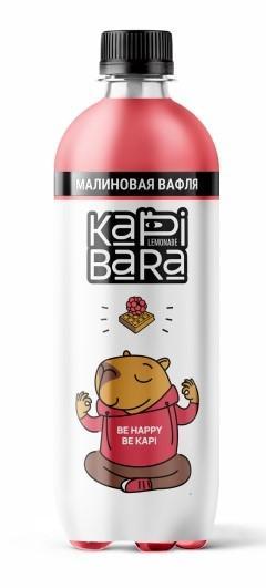 Напиток сильногазированный Бочкари Капибара малиновая вафля 500 мл., ПЭТ