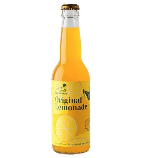 Напиток газированный Lemonardo Original Lemonade маракуйя без сахара 330 мл., стекло