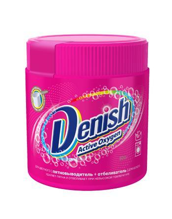 Пятновыводитель-отбеливатель Denish Active Oxygen 500 гр., банка