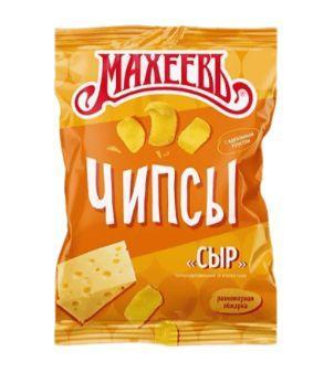 Чипсы картофельные Махеевъ Сыр 80 гр., флоу-пак
