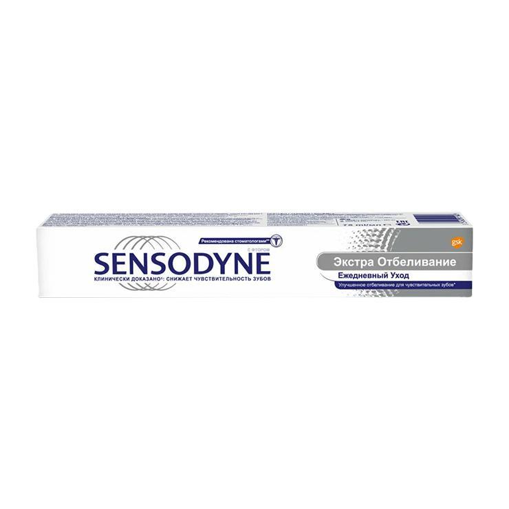 Зубная паста Sensodyne экстра отбеливание 75 мл., картон