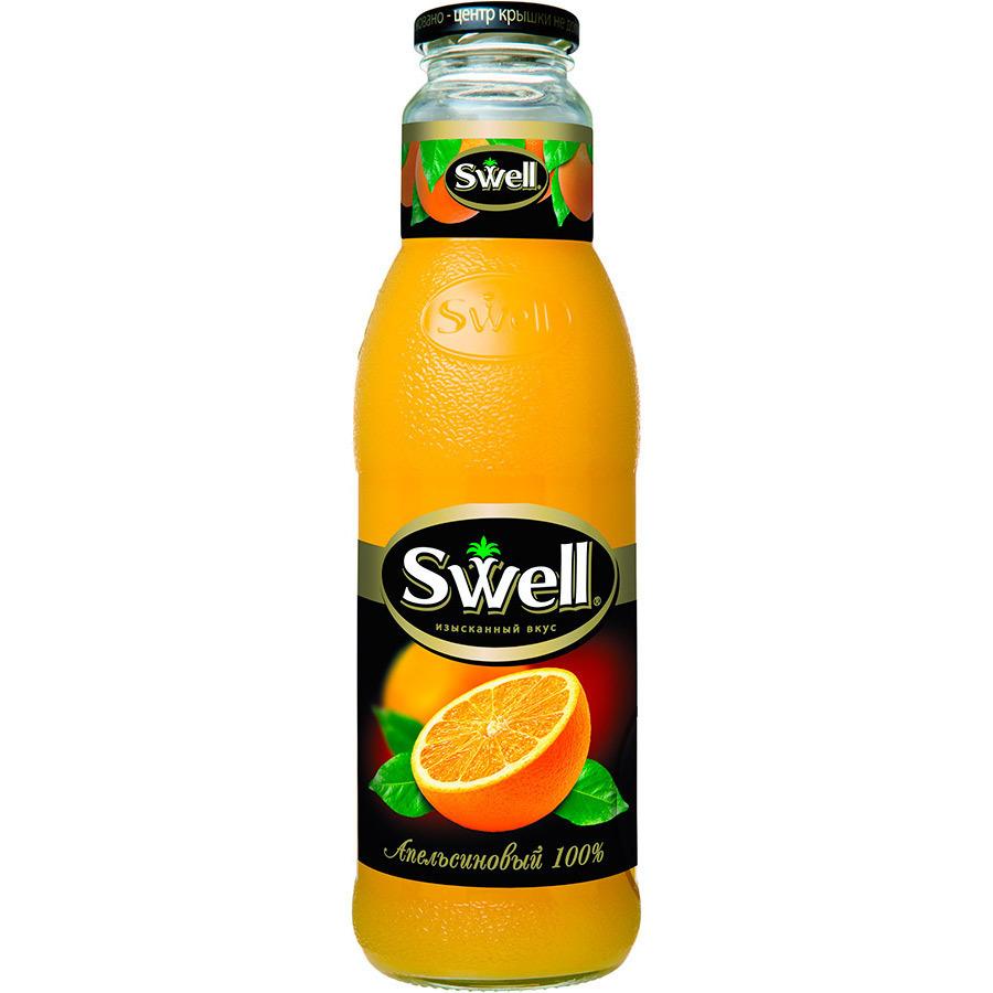 Сок Swell Апельсин 100% для детского питания 750 мл., стекло