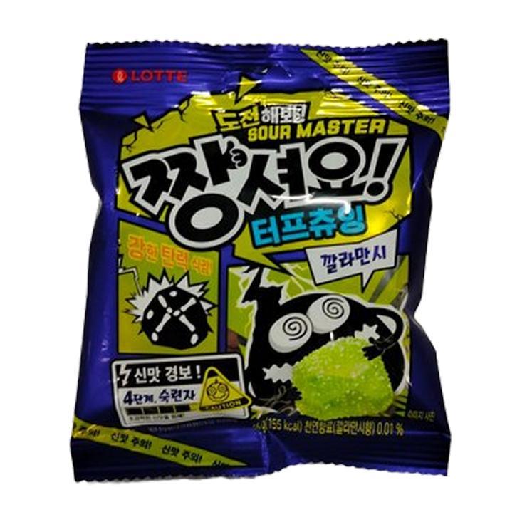 Драже Lotte Super sour jelly calamansi жевательные 45 гр., флоу-пак