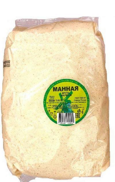 Манная крупа АКРА, 800 гр., флоу-пак