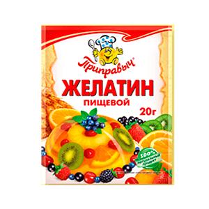 Желатин пищевой Приправыч, 20 гр., сашет
