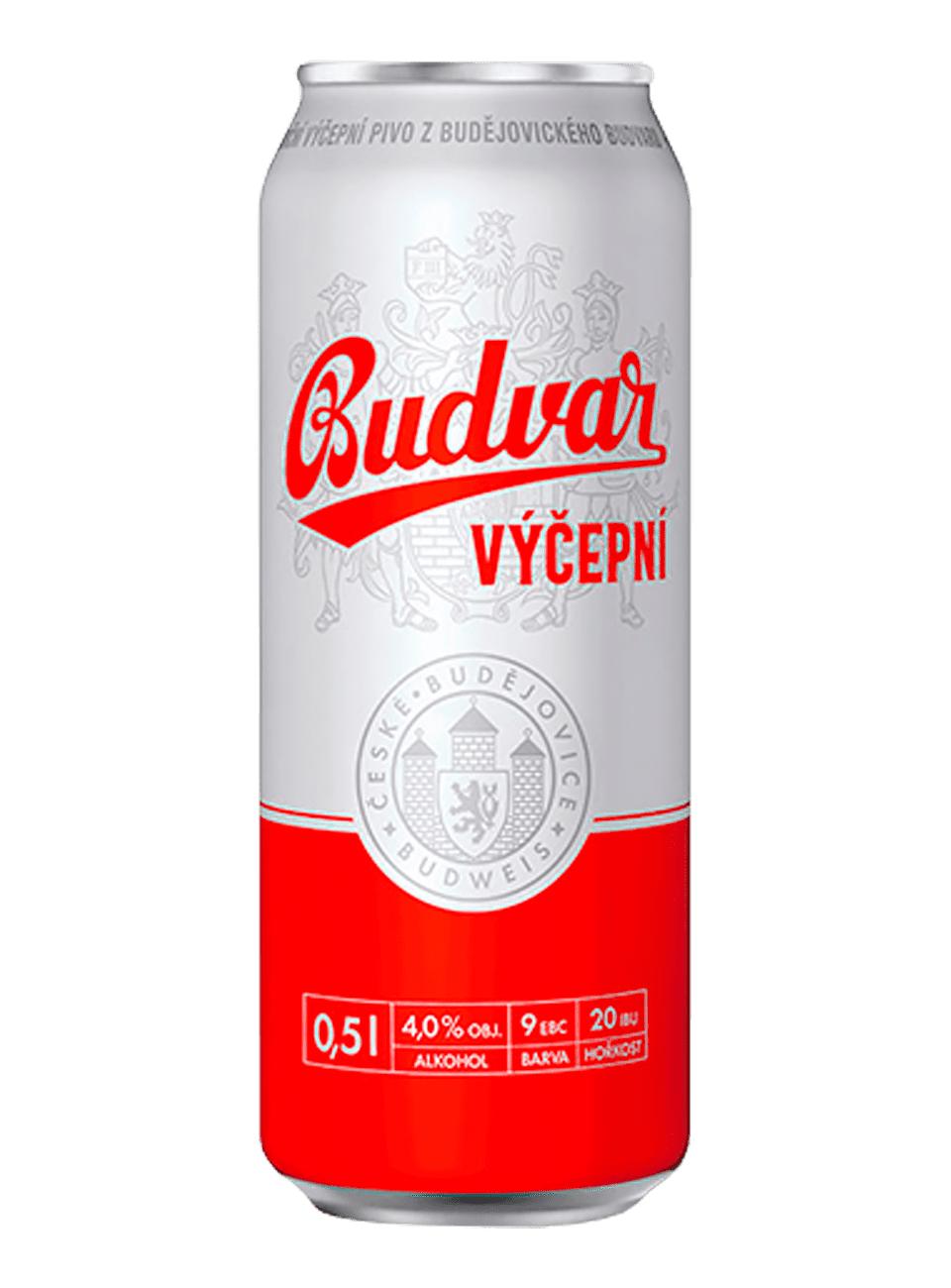 Пиво Budvar Výčepní светлое, 500 мл., ж/б