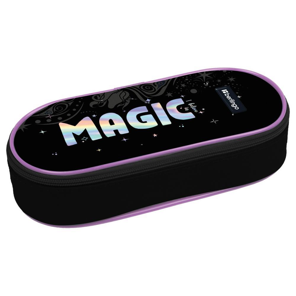 Пенал корпусный Berlingo Purple Magic 220х90х45 мм 1 отделение  полиэстер, пакет