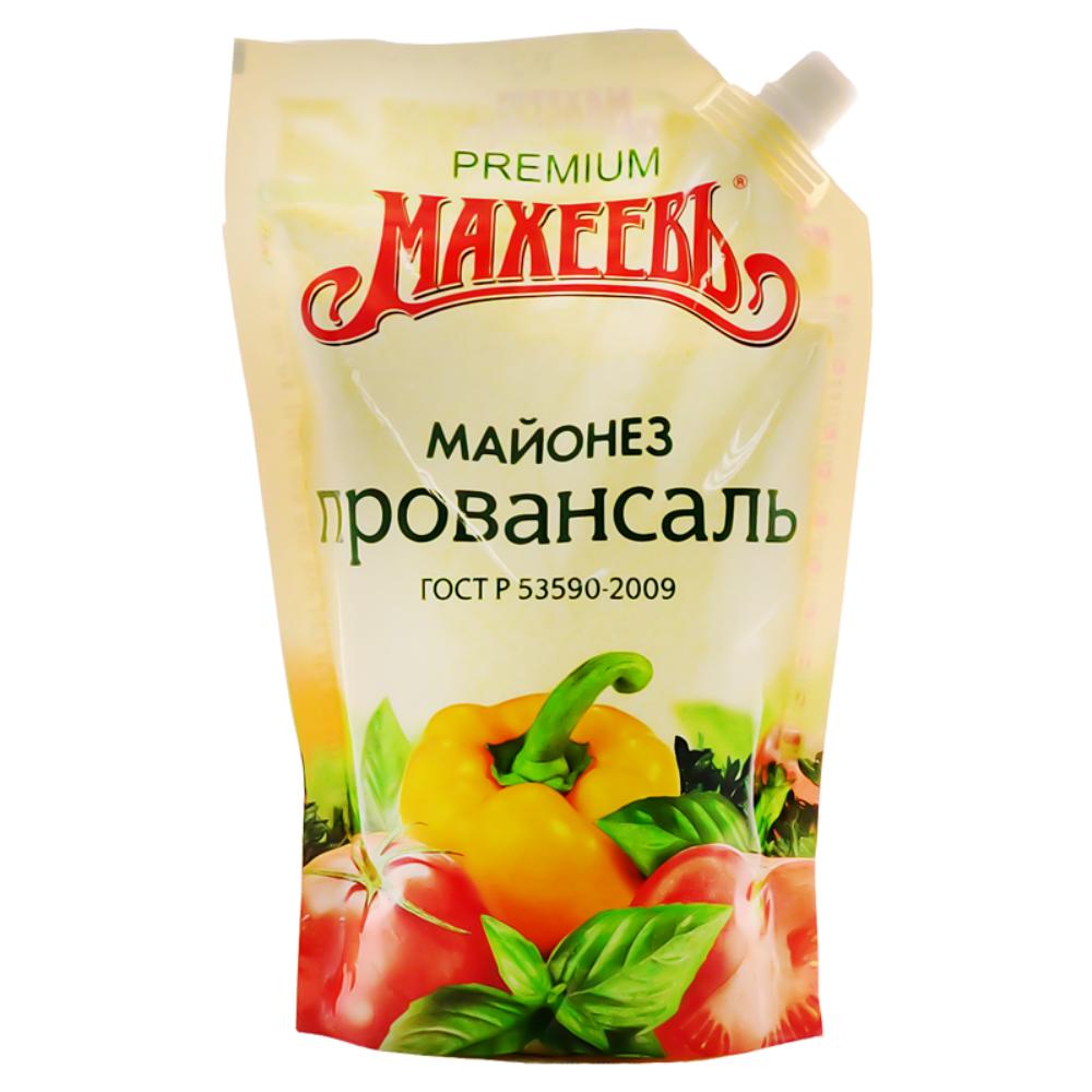 Майонез МАХЕЕВЪ Провансаль 50,5%, 630 гр., дой-пак с дозатором