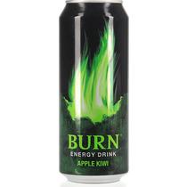 Напиток энергетический Burn Apple Kiwi безалкогольный со вкусом яблока и киви, 500 мл., ж/б