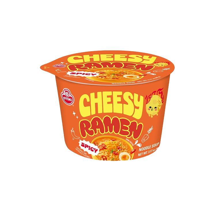 Лапша быстрого приготовления Ottogi cup cheese ramen острая 90 гр., стакан