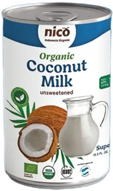 Молоко кокосовое NICO 400 мл., ж/б
