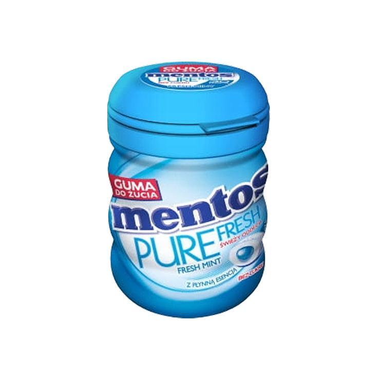 Конфета жевательная Mentos pure fresh мята 60 гр., банка
