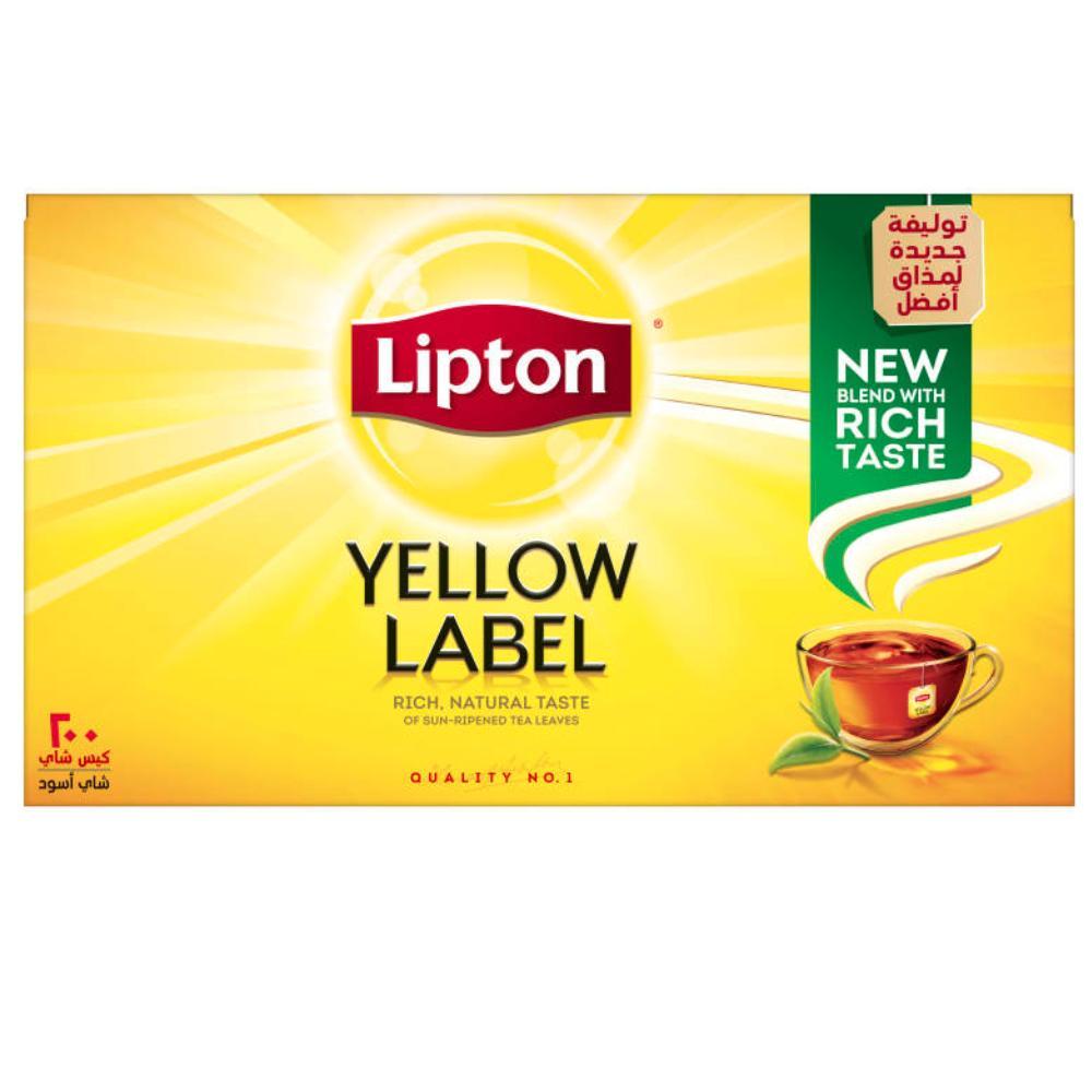 Чай Lipton 100 пакетиков 200 гр., картон