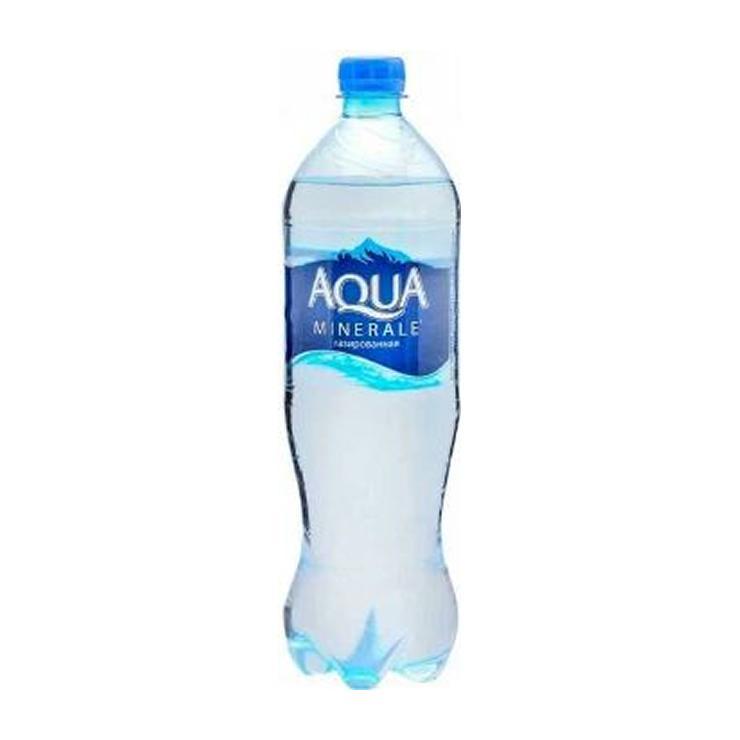 Вода газированная Aqua Minerale питьевая 1 л., ПЭТ