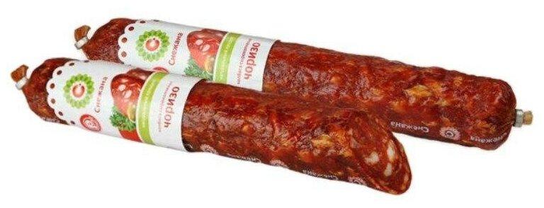 Колбаса сырокопченая Снежана Чоризо 500 гр., в/у