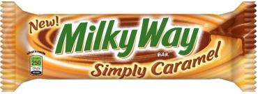 Батончик Milky Way Simply Caramel шоколадный, 54,1 гр., флоу-пак