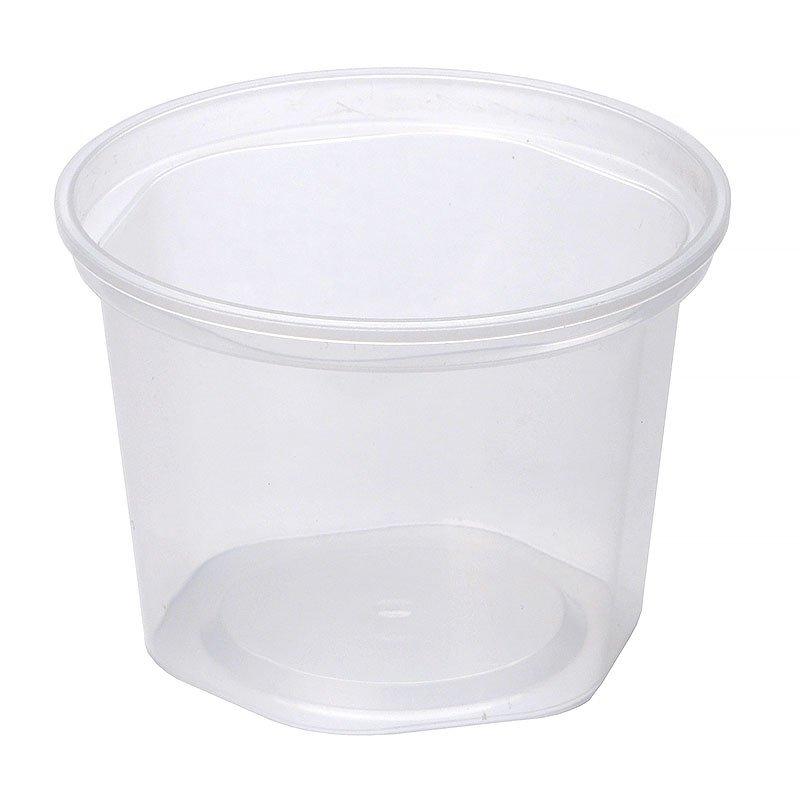 Контейнер для пресервов/мёда 280мл банка, шестигранник, d=96мм, h=66мм, полупрозрачный, ПП