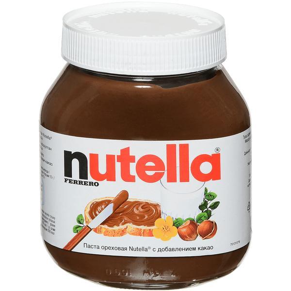 Паста ореховая Nutella с добавлением какао 350 гр., стекло