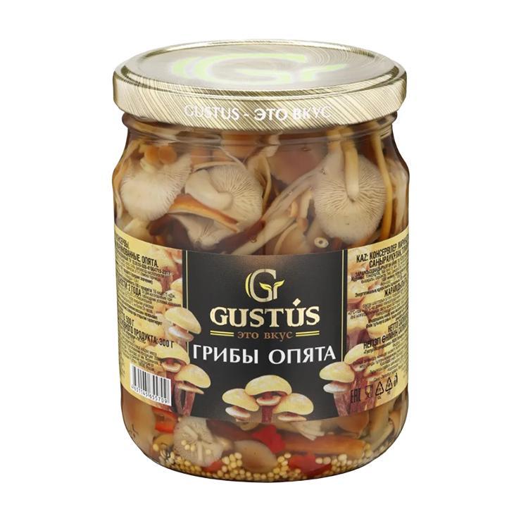 Опята Gustus маринованные 460 гр., стекло