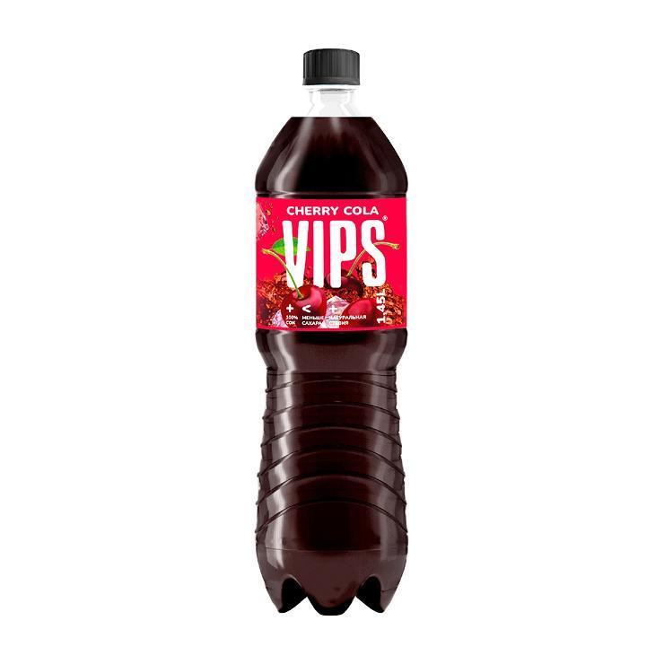 Напиток газированный VIP'S черри кола 1 л., ПЭТ