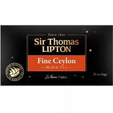 Чай Lipton Sir Thomas Fine Ceylon чай черный листовой в пакетиках
