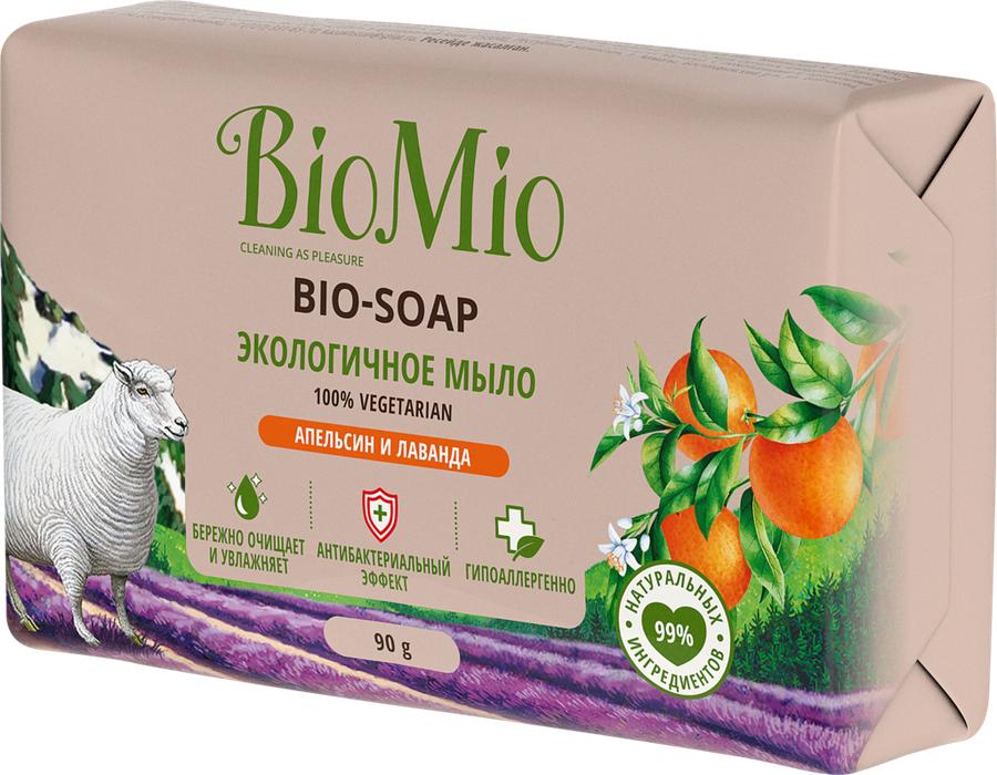 Мыло BioMio BIO-SOAP Натуральное инжир и кокос 90 гр., обертка