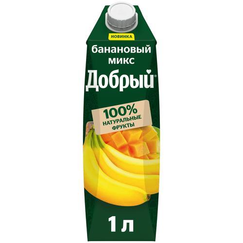 Сок Добрый Банановый микс 1 л., тетра-пак