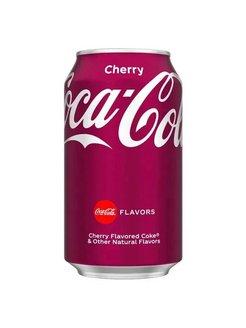 Напиток газированный Coca-Cola cherry Германия 330 мл., ж/б