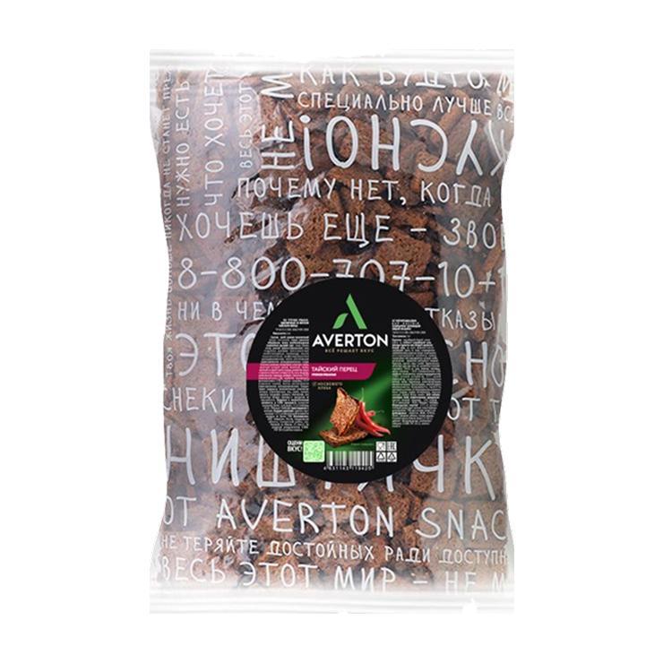 Гренки Averton ржано пшеничные тайский перец с паприкой 1 кг., флоу-пак