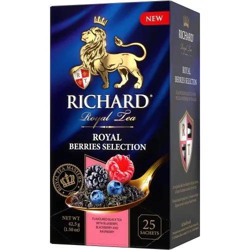 Чай черный Richard Royal Berries Selection 25 пакетиков х 1,5 гр., картон