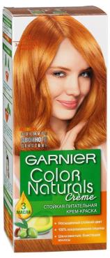 Крем-краска Garnier стойкая питательная для волос Color Naturals оттенок 7.4 Золотистый медный