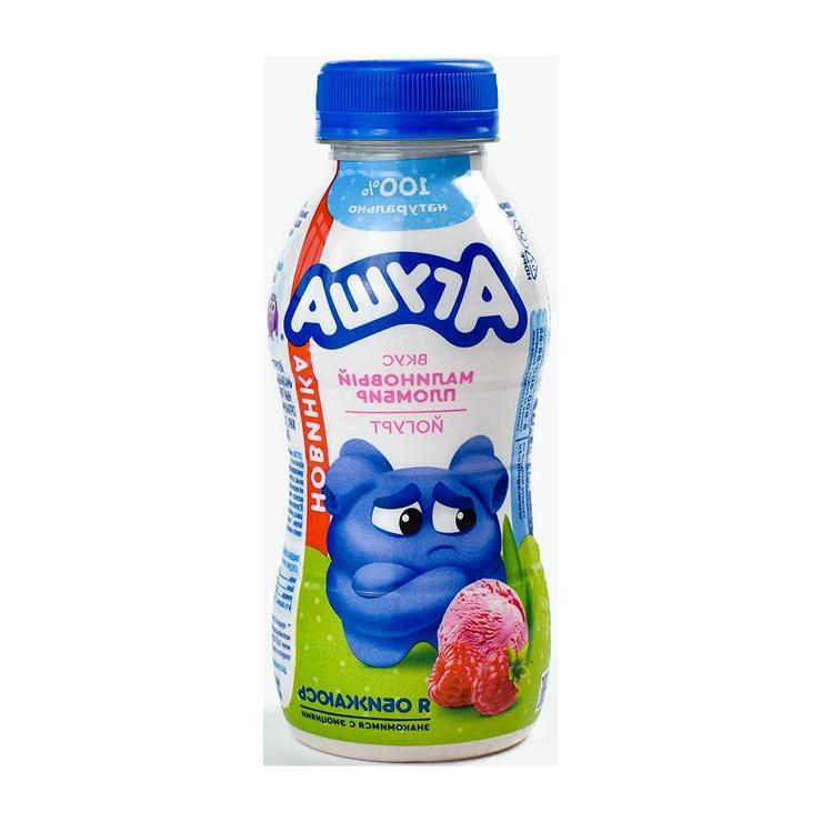 Йогурт Агуша 2,7% с 8 мес малиновый пломбир 180 гр., стакан